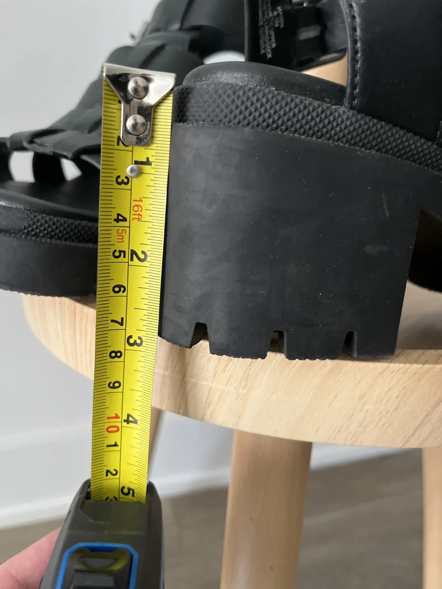 Image for Gladiator-style sandals with thick soles