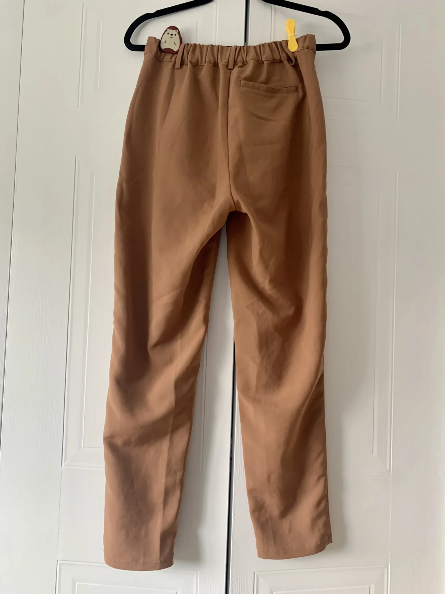 Image for Pantalon tailleur brun caramel  🤎