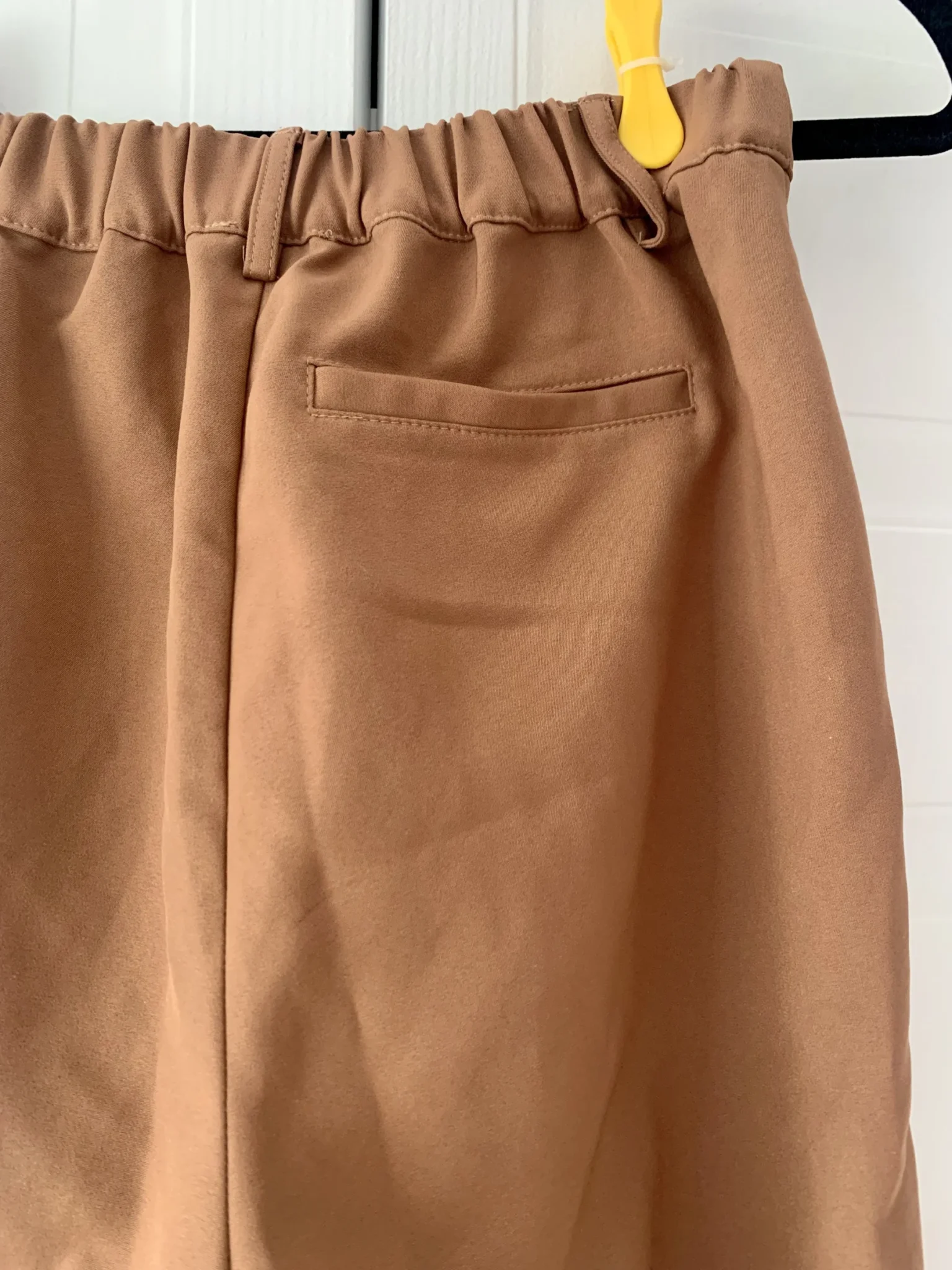 Image for Pantalon tailleur brun caramel  🤎