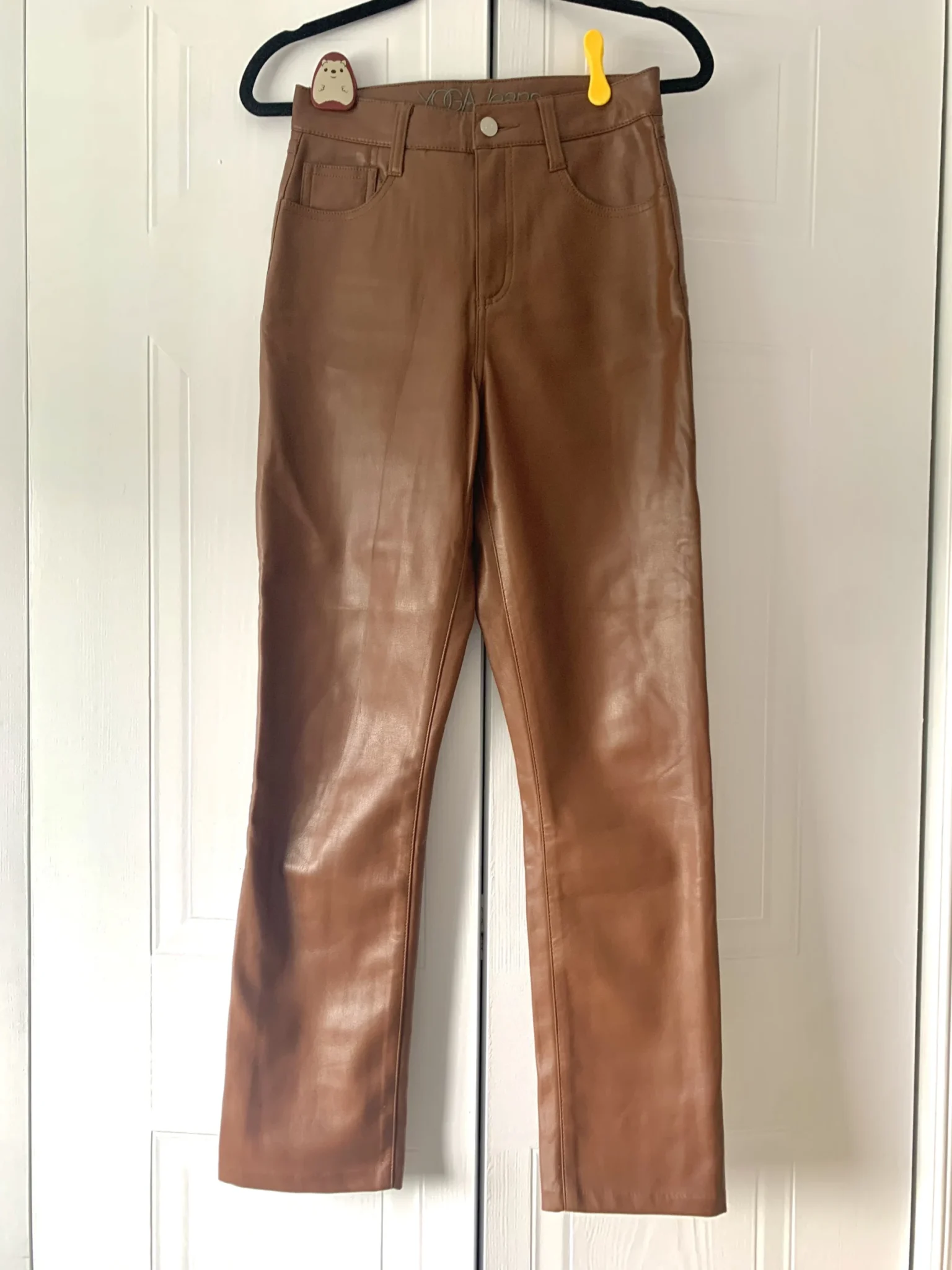 Image for Emily Slim Vegan Leather Pant