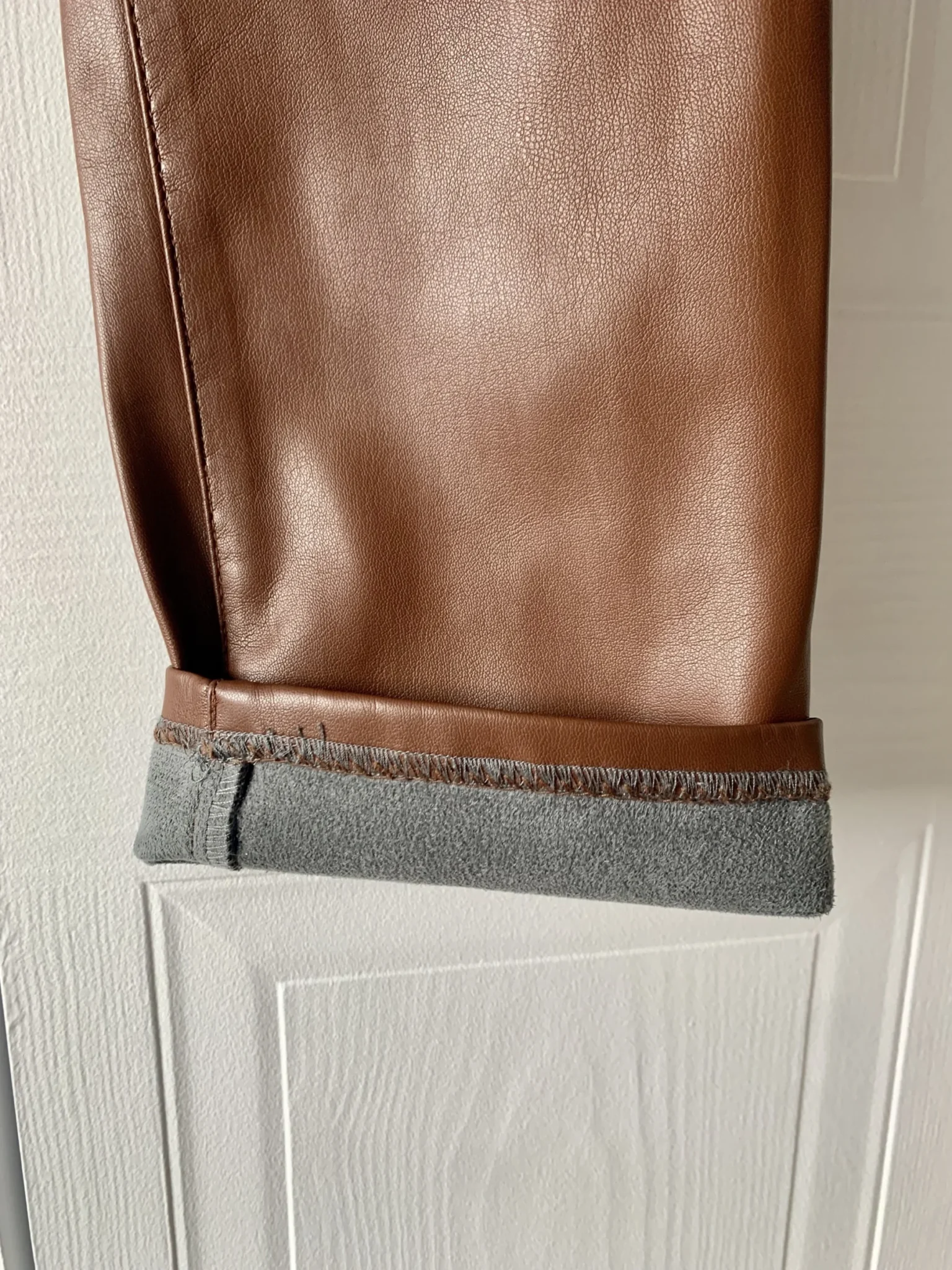 Image for Emily Slim Vegan Leather Pant