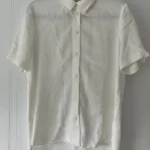Featured thumbnail for Chemise satinée couleur crème
