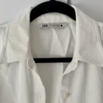 Thumbnail for Chemise satinée couleur crème