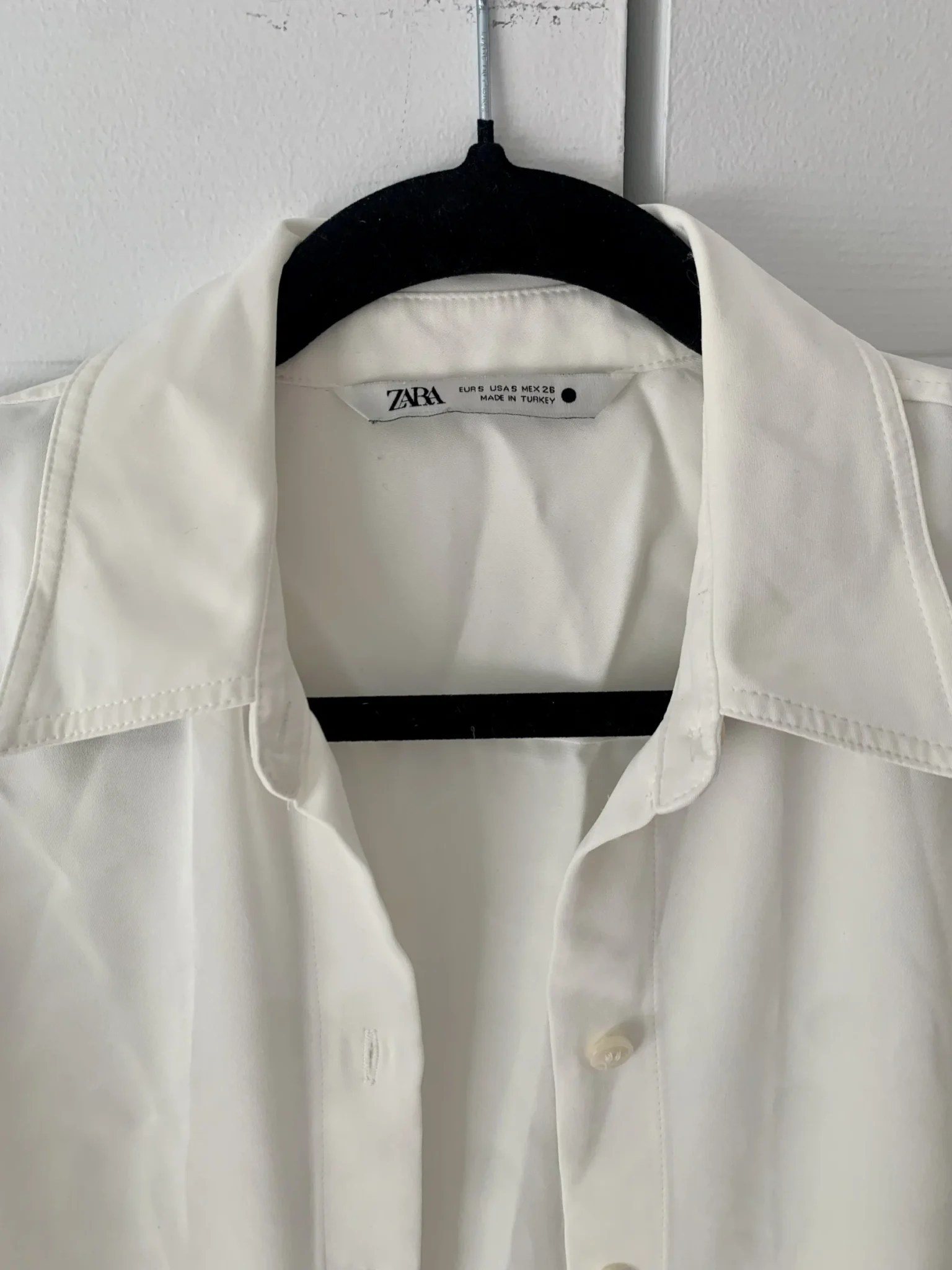 Image for Chemise satinée couleur crème