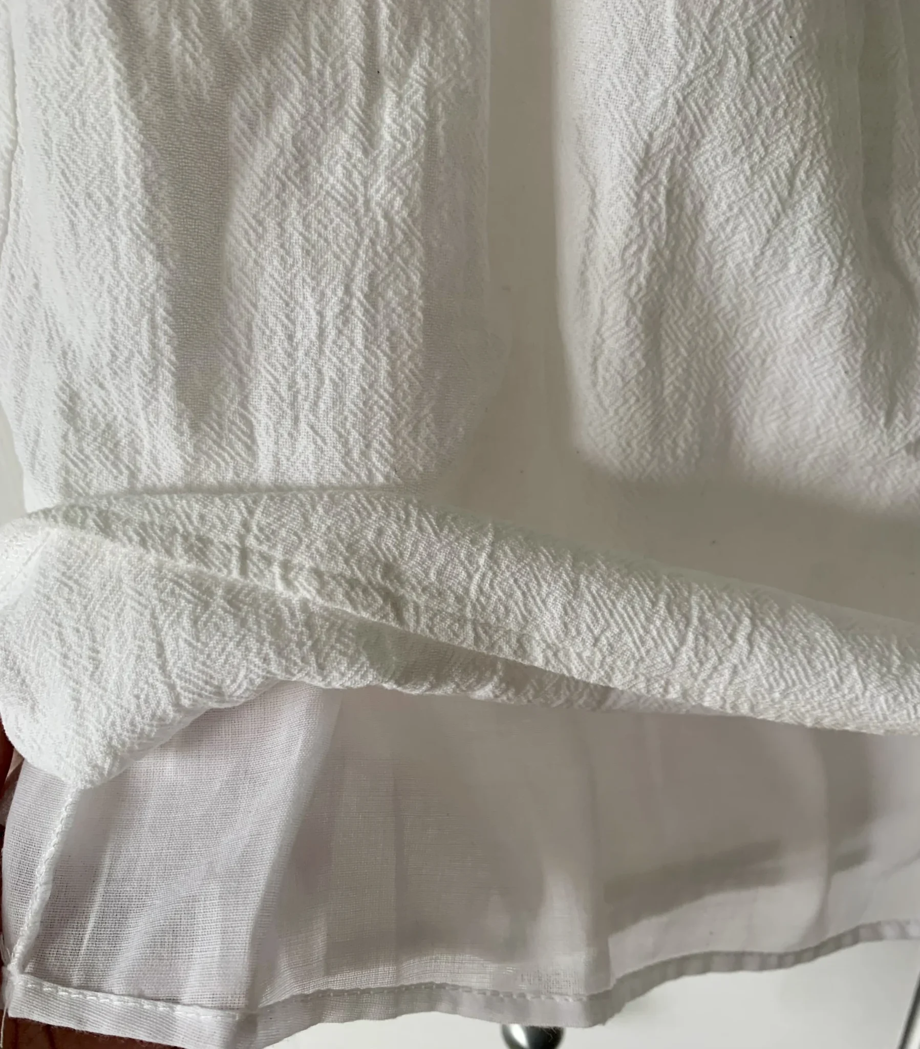 Image for Petite robe blanche 100% coton