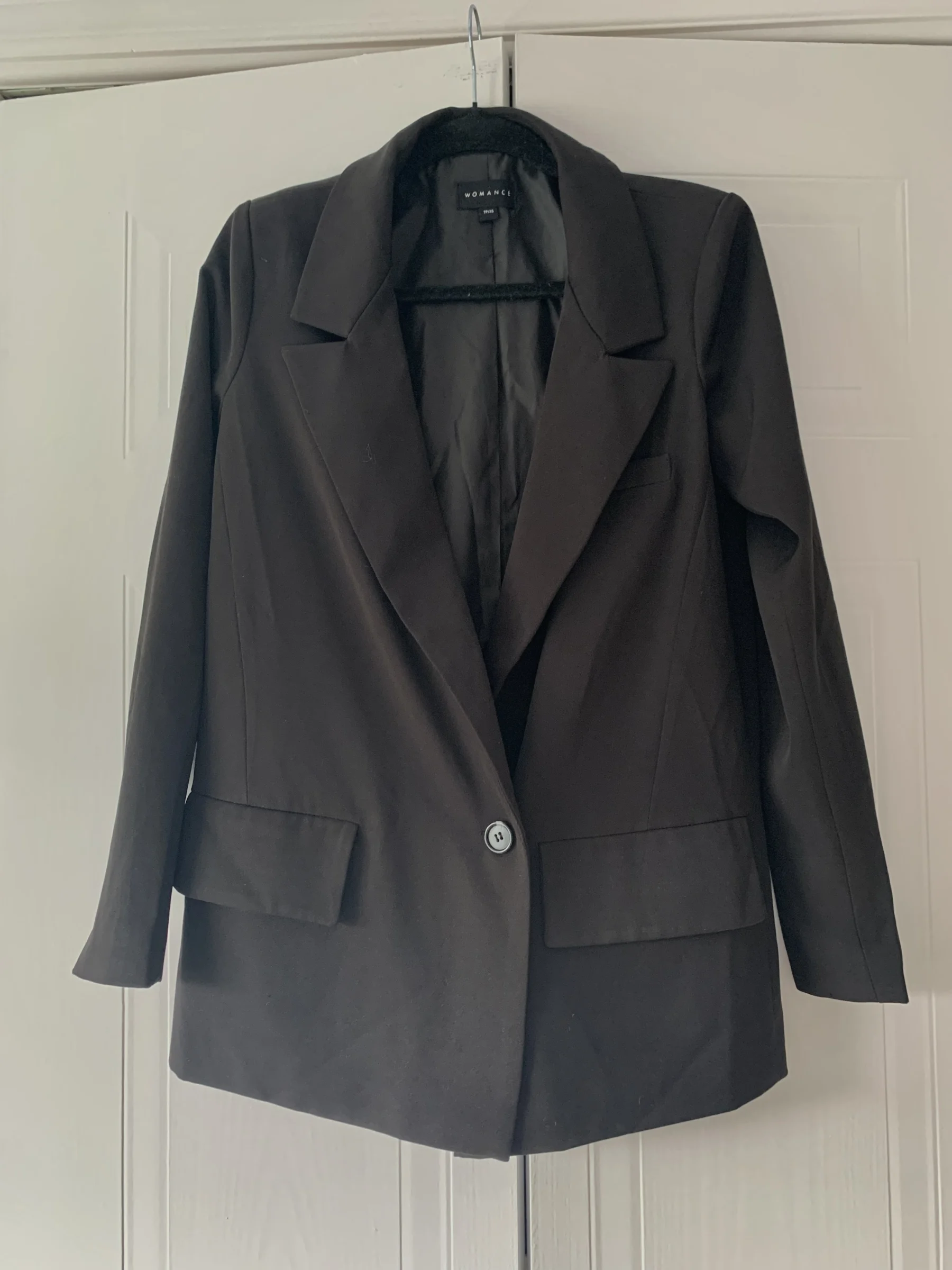 Veston noir oversize 🖤 Womance seconde main