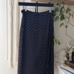 Thumbnail for Polka-dot midi skirt