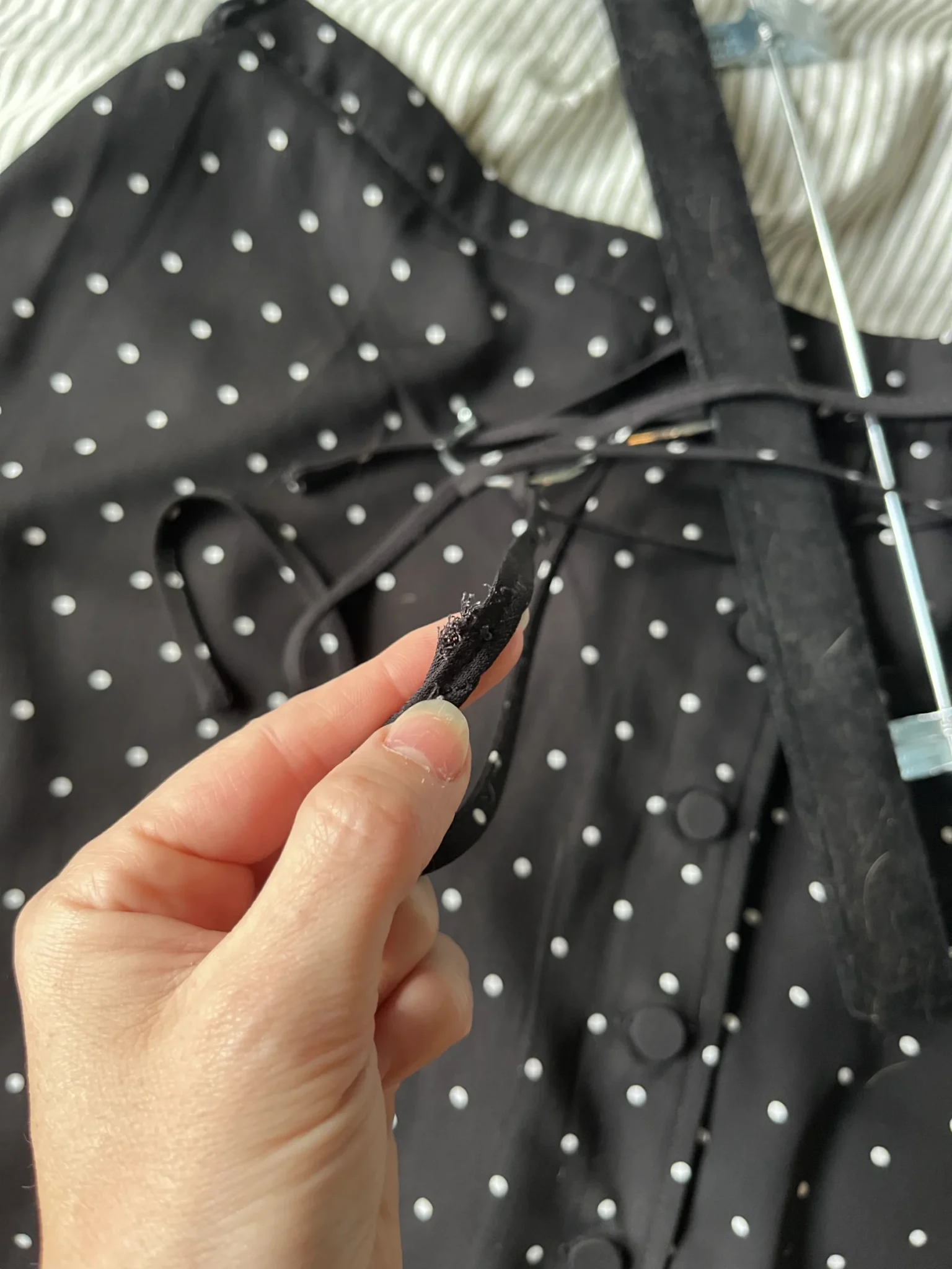 Image for Polka-dot midi skirt