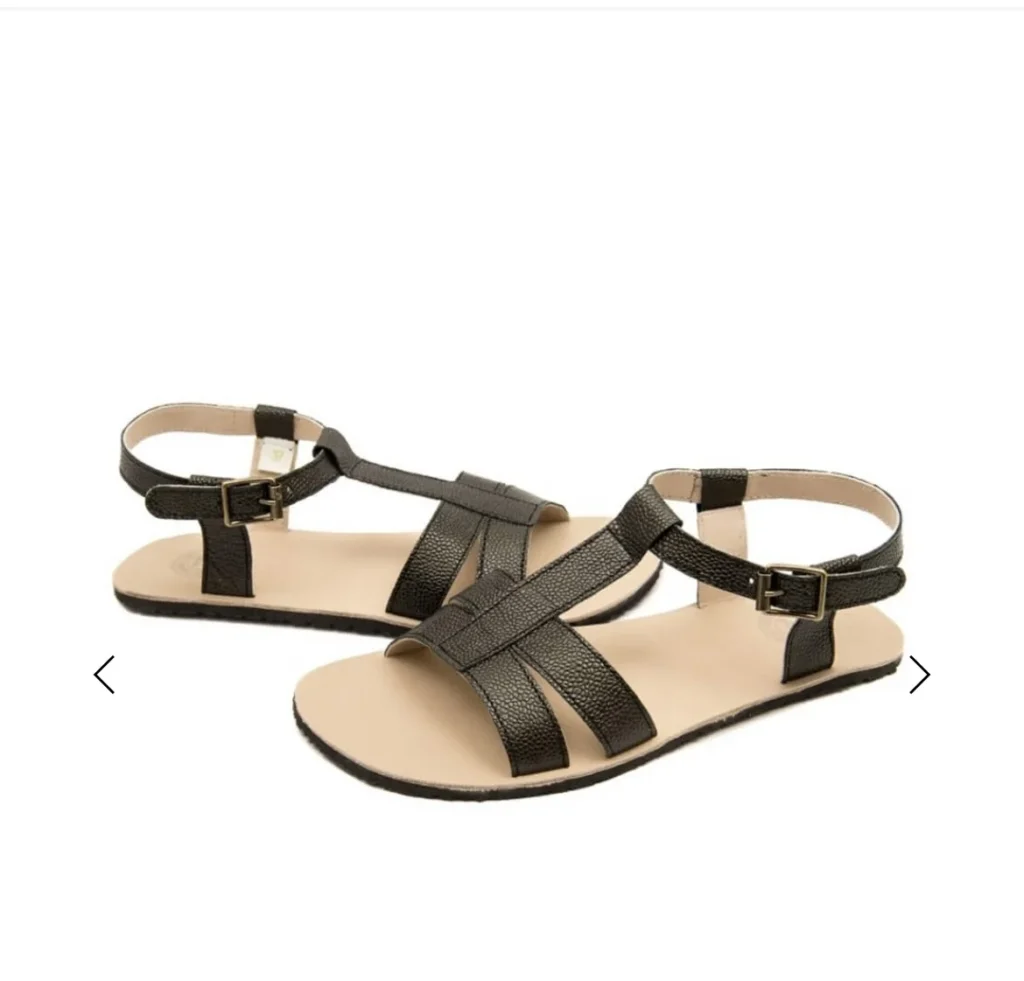 Image for Sandales minimalistes barefoot noires 37