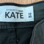 Thumbnail for Dynamite faux-leather-effect jeans