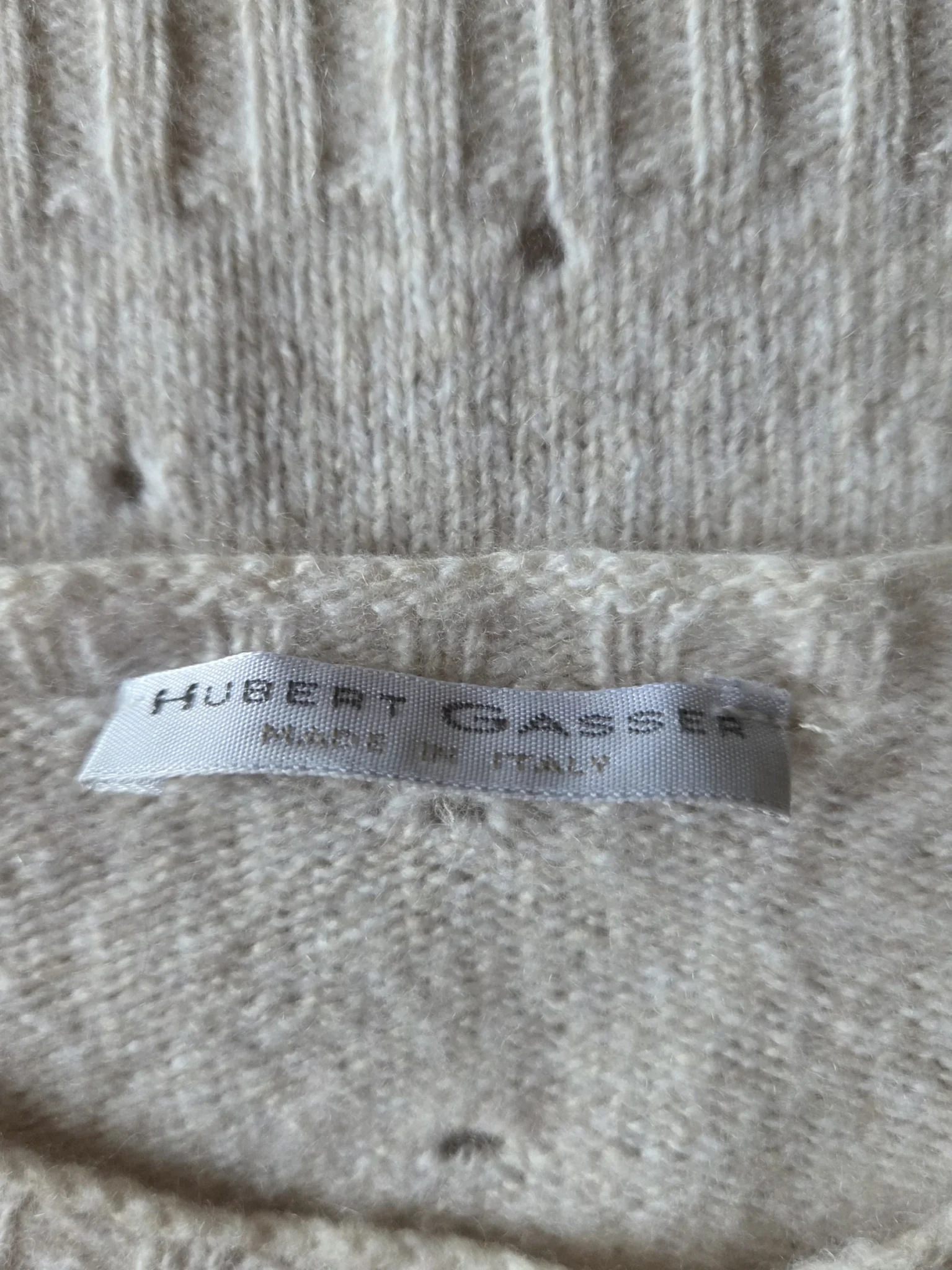 Image for A beautiful HUBERT GASSER jumper in a wool blend