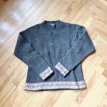 Featured thumbnail for A beautiful khaki Woolrich jumper with a V-neck