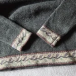 Thumbnail for A beautiful khaki Woolrich jumper with a V-neck