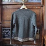Thumbnail for A beautiful khaki Woolrich jumper with a V-neck