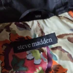 Thumbnail for Steve Madden – Stunning black pleated trench coat