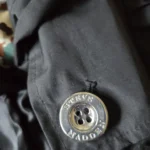 Thumbnail for Steve Madden – Stunning black pleated trench coat