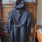 Thumbnail for Steve Madden – Stunning black pleated trench coat