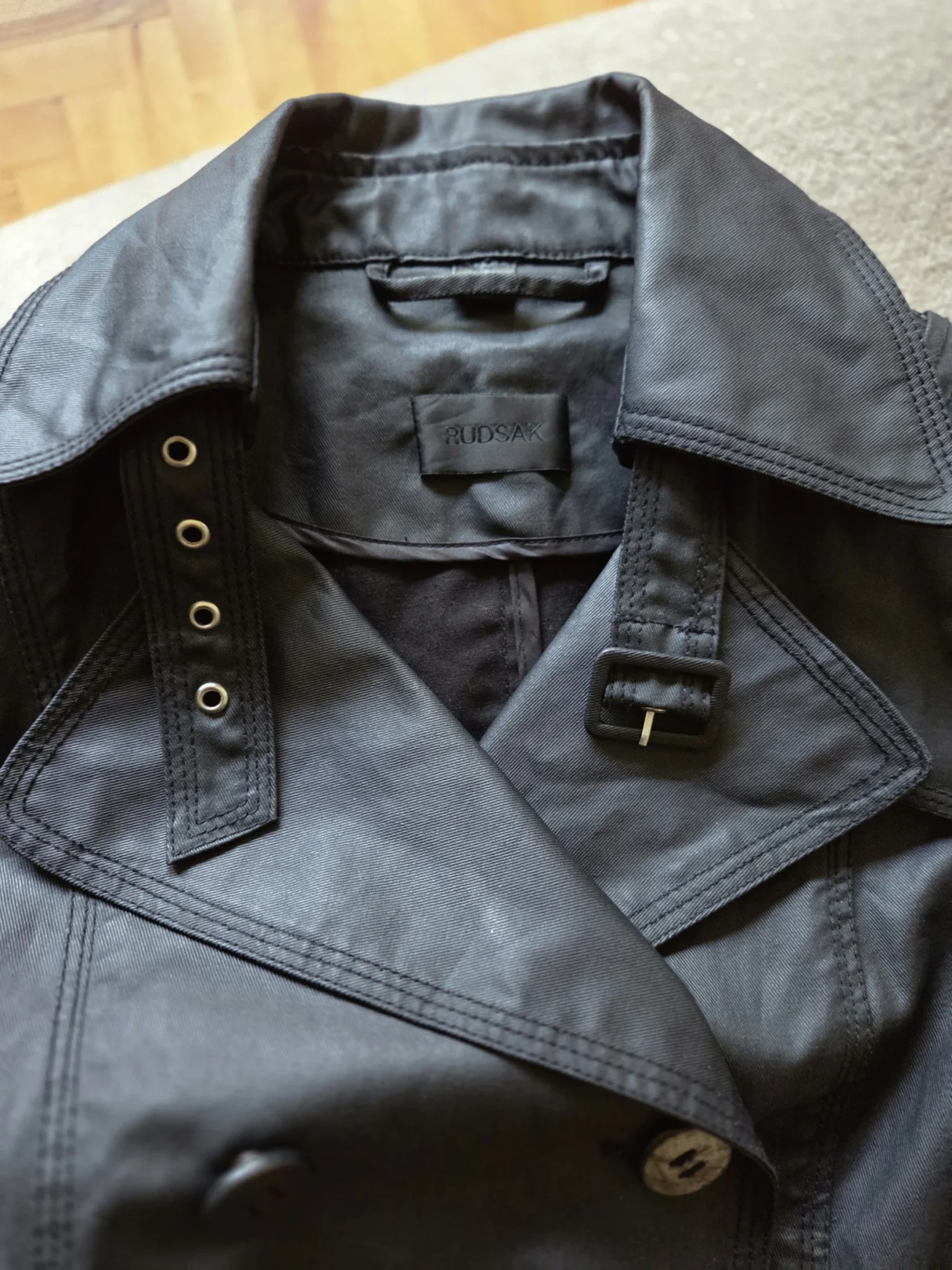 Image for A stunning black Rudsak trench coat
