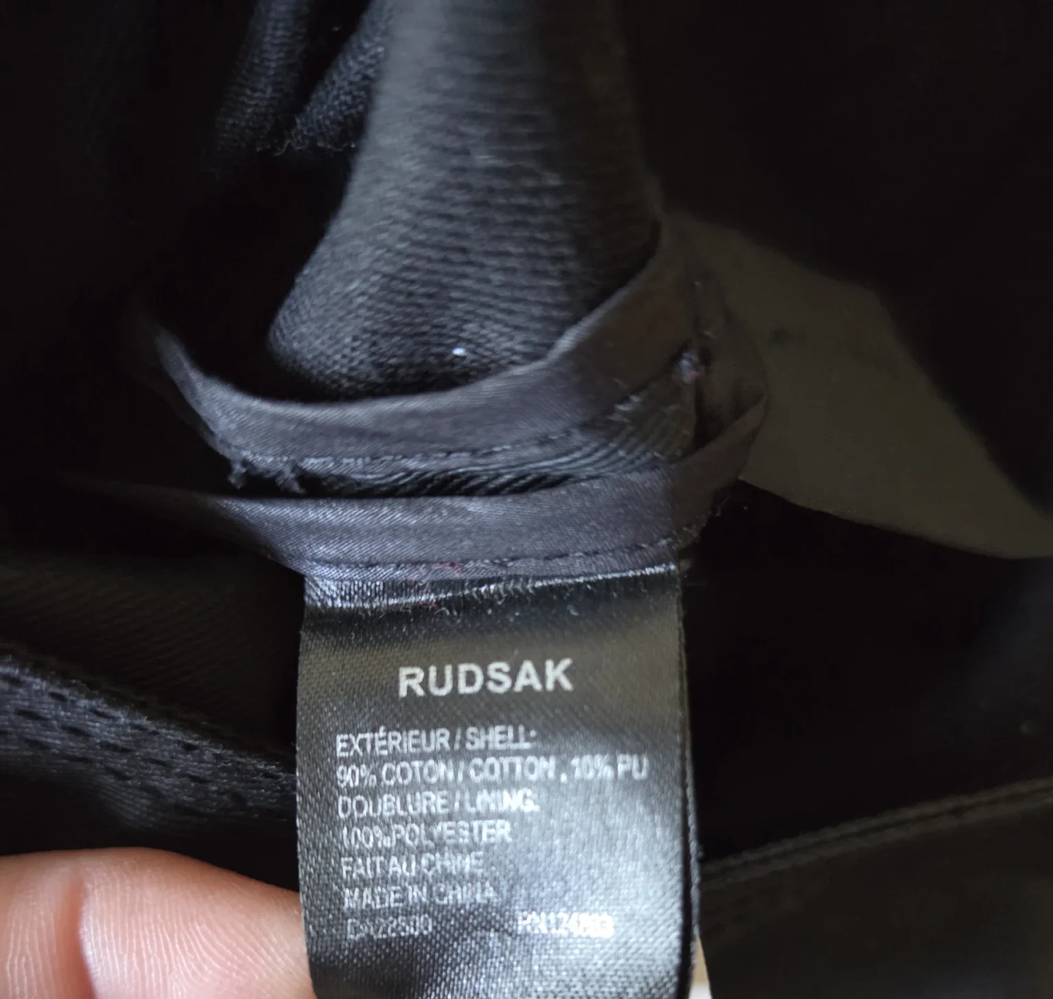 Image for A stunning black Rudsak trench coat