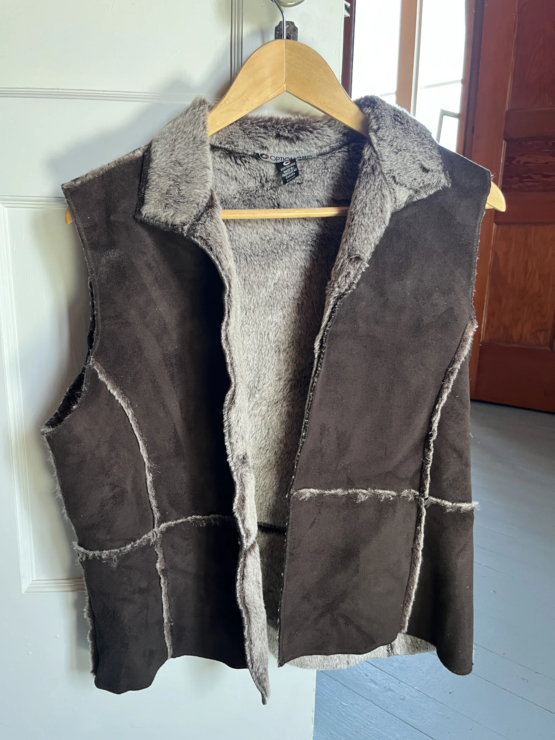 Veste suède et fourrure *Autre seconde main