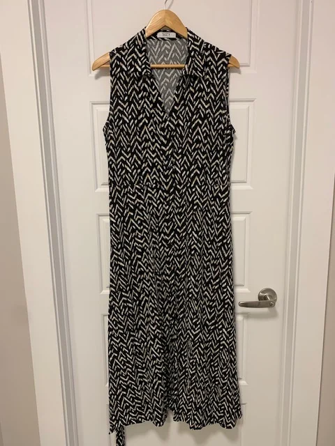 Image for Sleeveless shirt dress