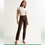 Featured thumbnail for Abercrombie & Fitch - Jeans taille haute “curvy”