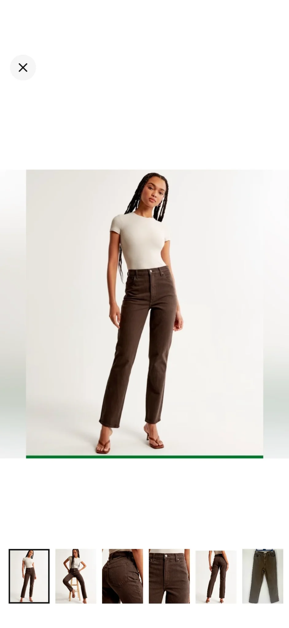 Featured image for Abercrombie & Fitch - Jeans taille haute “curvy”