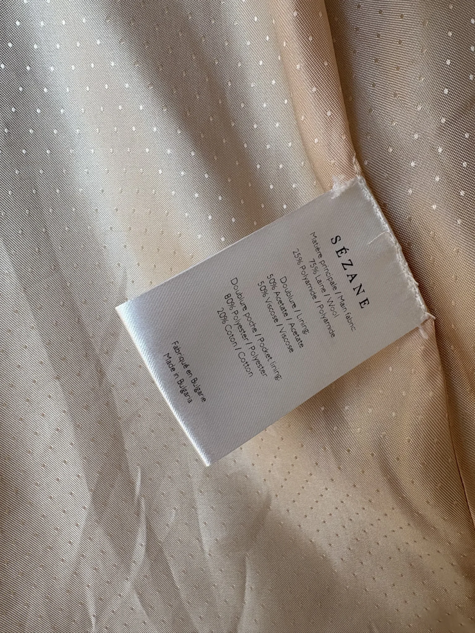 Image for Manteau James Sézane