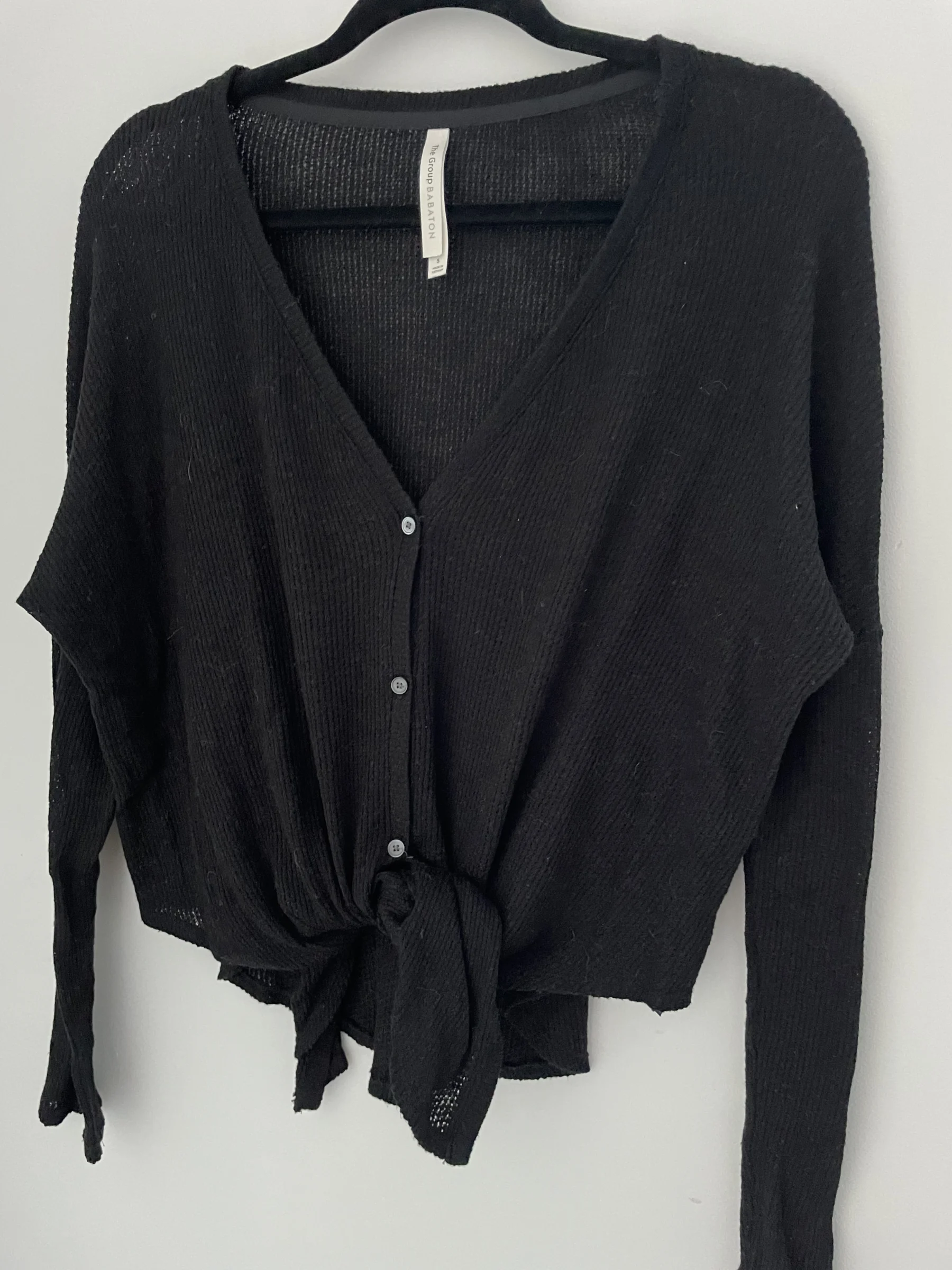 Haut noué Babaton Aritzia seconde main