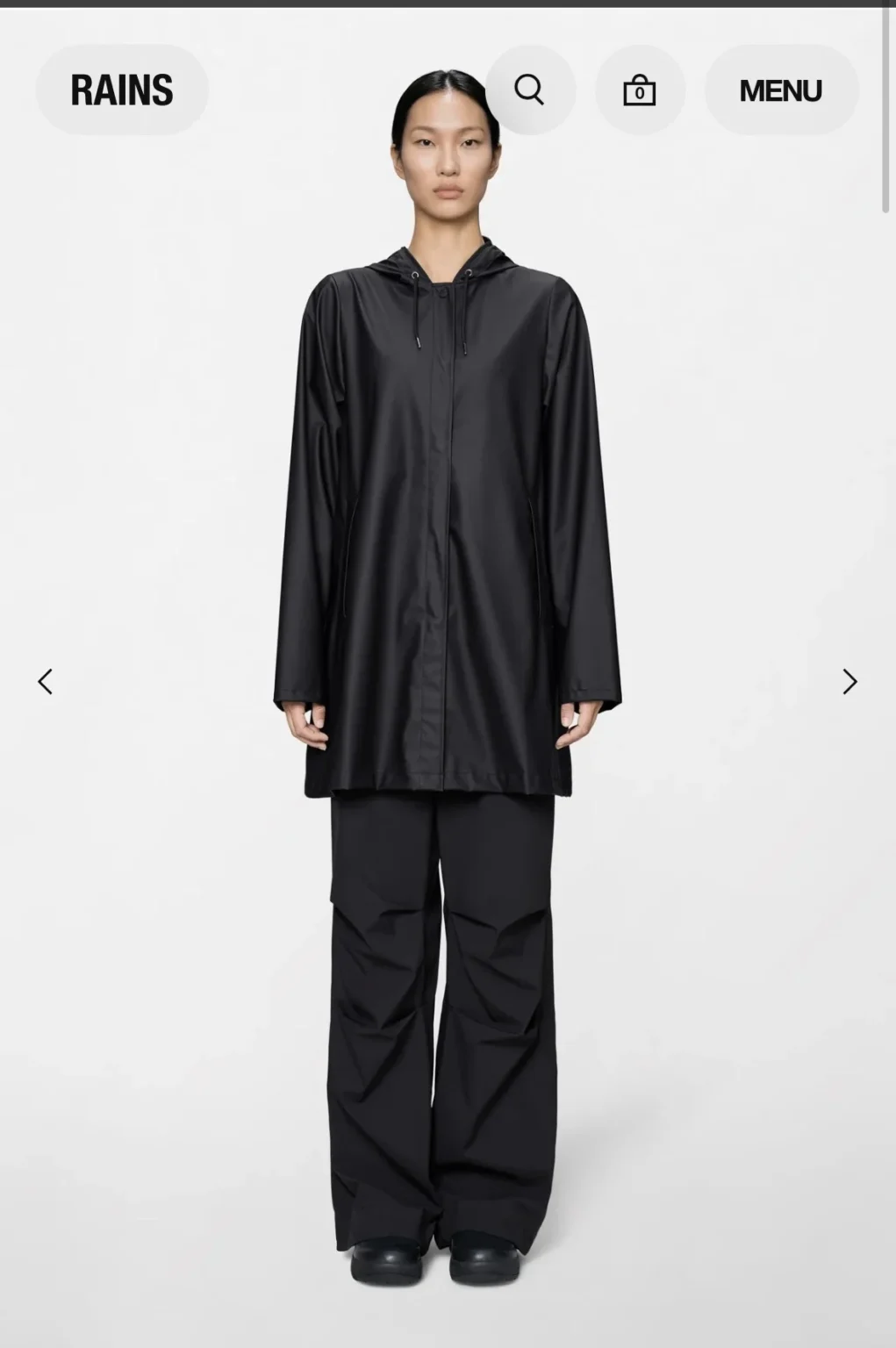 Image for ♥️RAINS black Imper (S/M)