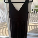 Thumbnail for Petite Robe Noire Cocktail Strass Taille 38 / M – Excellent État