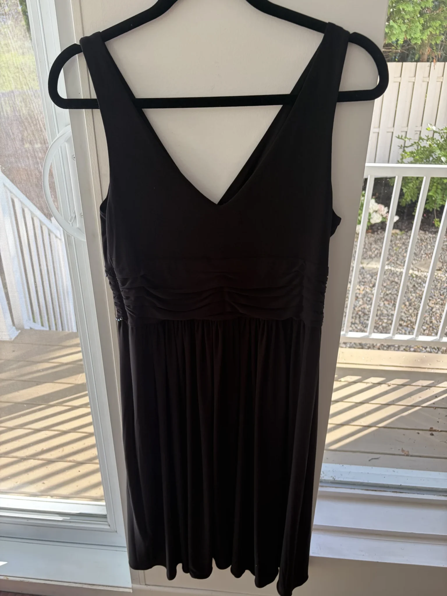 Image for Petite Robe Noire Cocktail Strass Taille 38 / M – Excellent État