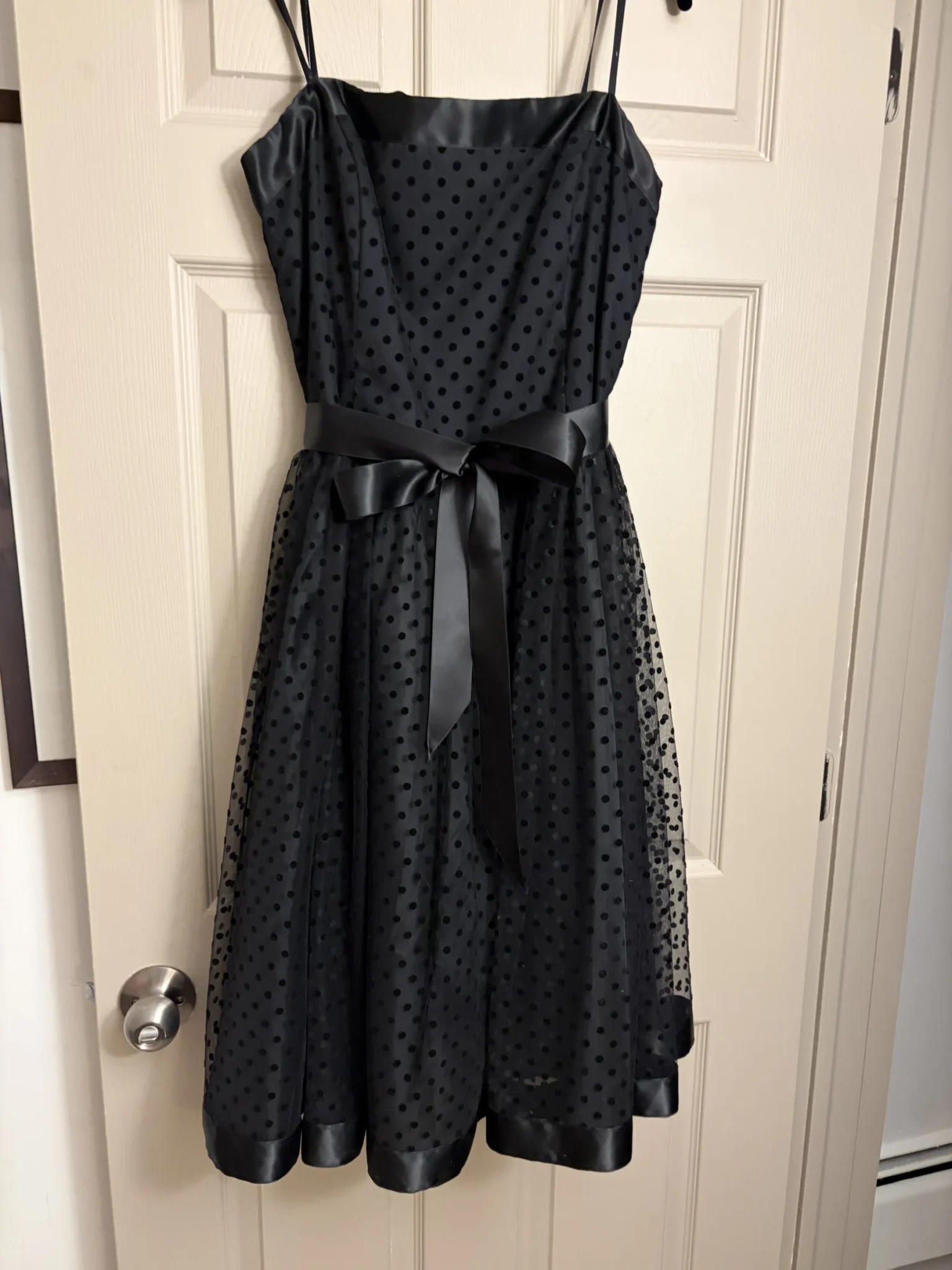 Featured image for Robe de cocktail ONYX NITE Pois Corset Tulle / Robe de soirée à pois