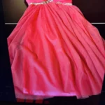 Thumbnail for Robe de soirée Rose Corail en Tulle strass / NEUVE
