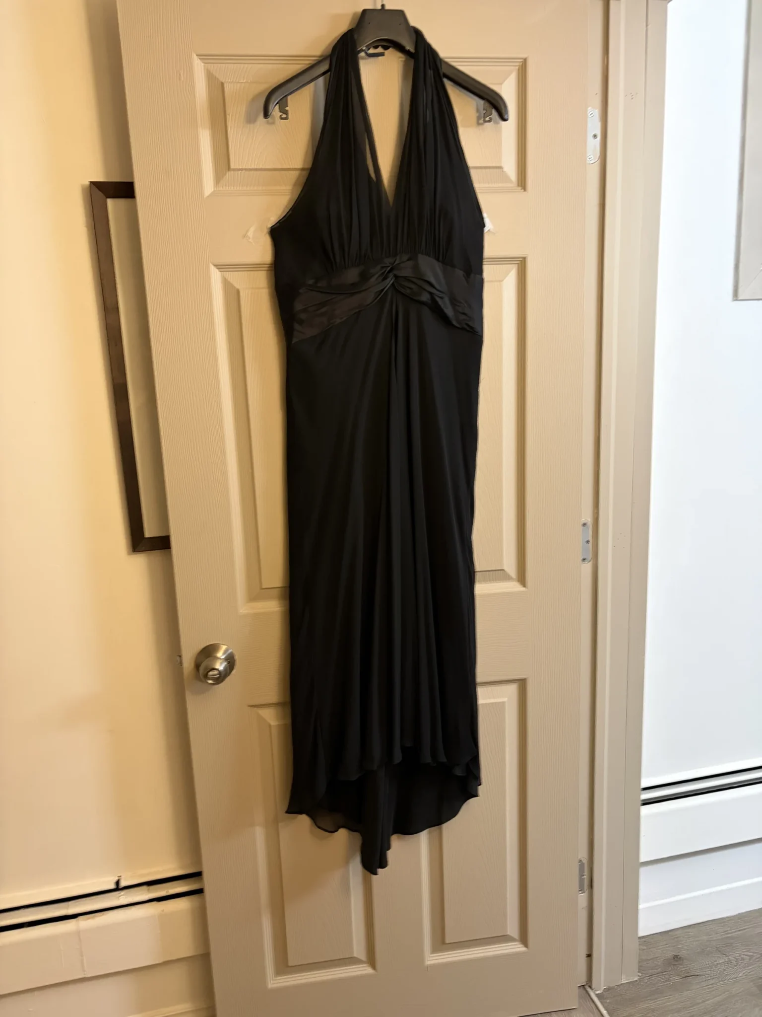 Featured image for Robe de soirée Noire ZAPPA dos nu Licou / Black Dos Nu