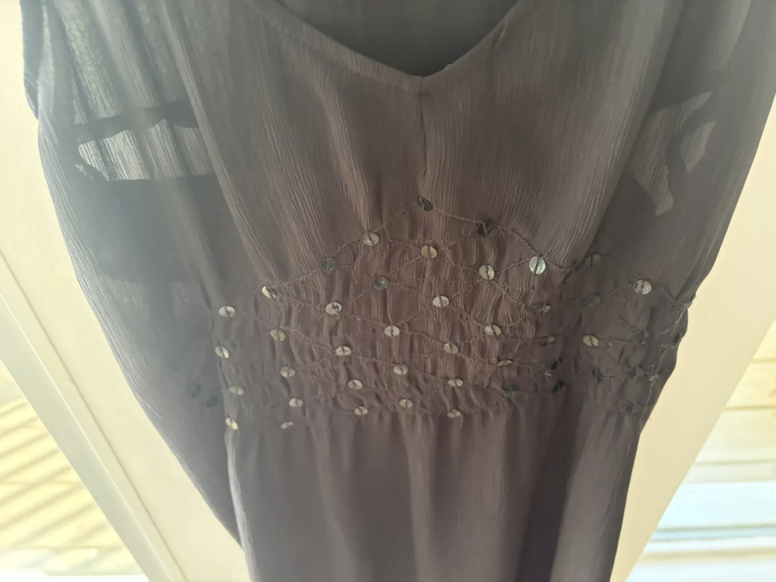 Image for Camisole Noire Fluide avec Paillettes