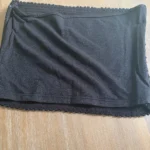 Thumbnail for Top Bustier Bandeau Tube à Paillettes Paillettes Noires – Neuf 38/40