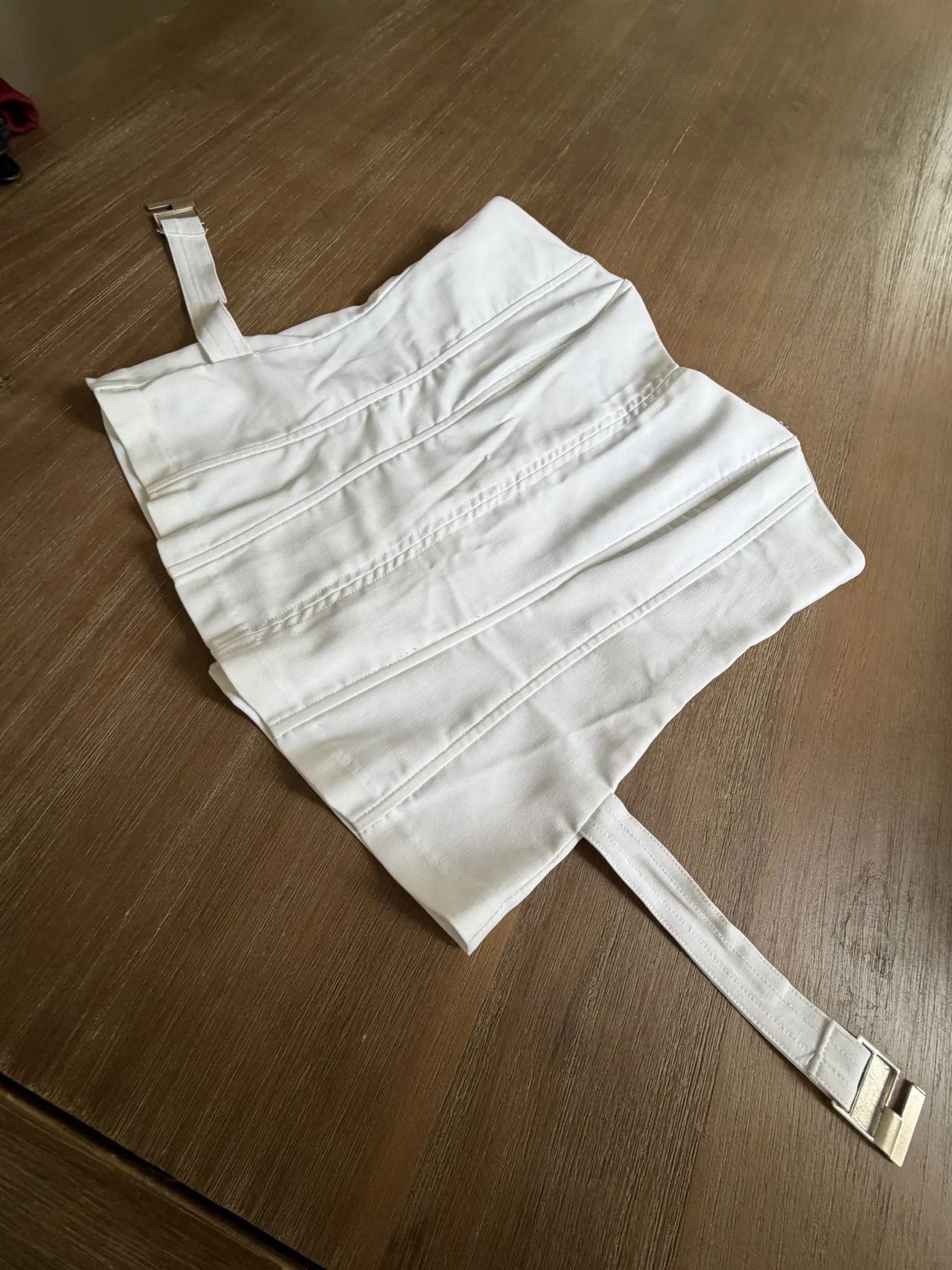 Image for Bustier Corset en Jean Blanc avec Ceinture City Jennyfer 38