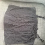 Featured thumbnail for Corset Bustier Noir Fleurs en Relief et Perles 38/40