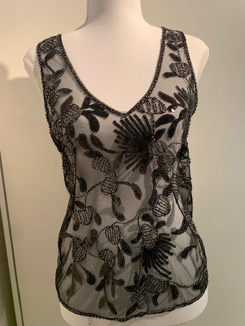 Featured image for New top with beads and sequins