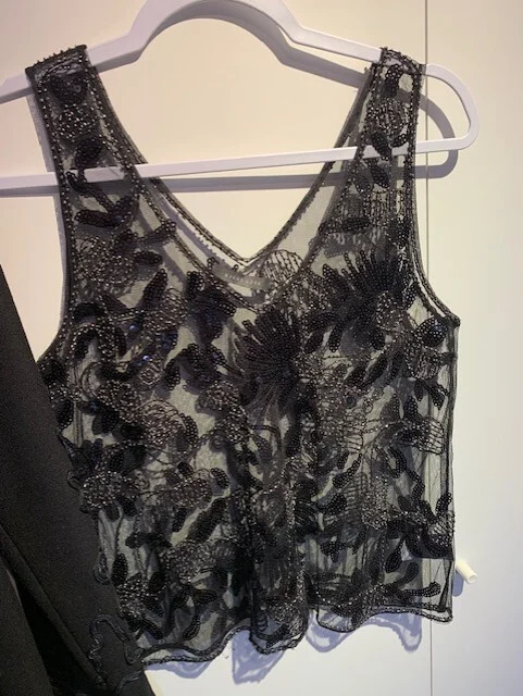 Image for New top with beads and sequins