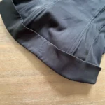 Thumbnail for Haut Bustier Corset Noir Structuré à Revers Drapé Comme neuf