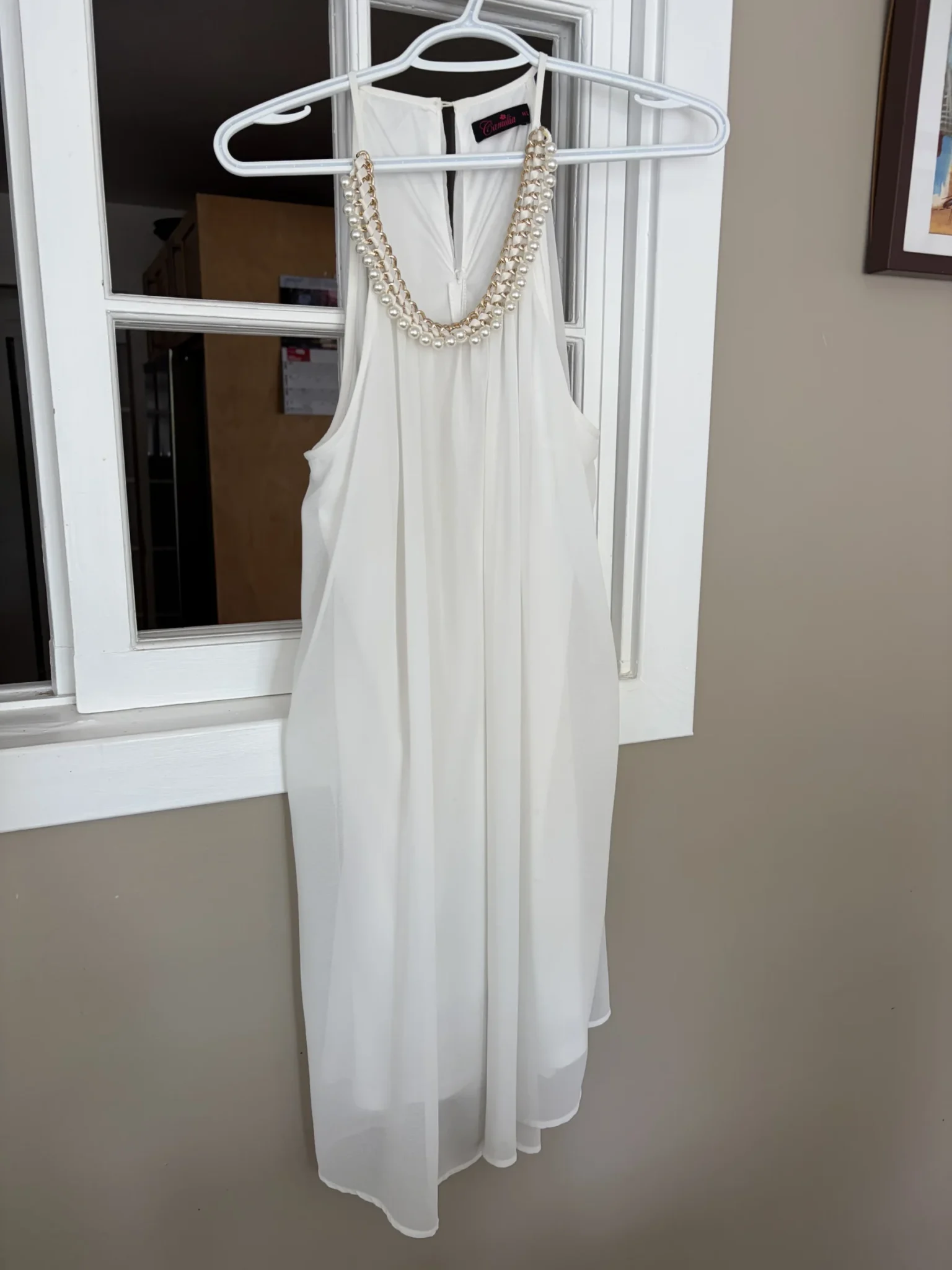 Featured image for ROBE DE SOIRÉE COLLIER PERLES -MARQUE CAMILLIA