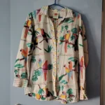 Thumbnail for Embroidered linen blouse