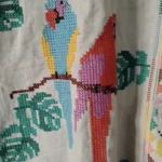 Thumbnail for Embroidered linen blouse