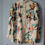 Thumbnail for Embroidered linen blouse