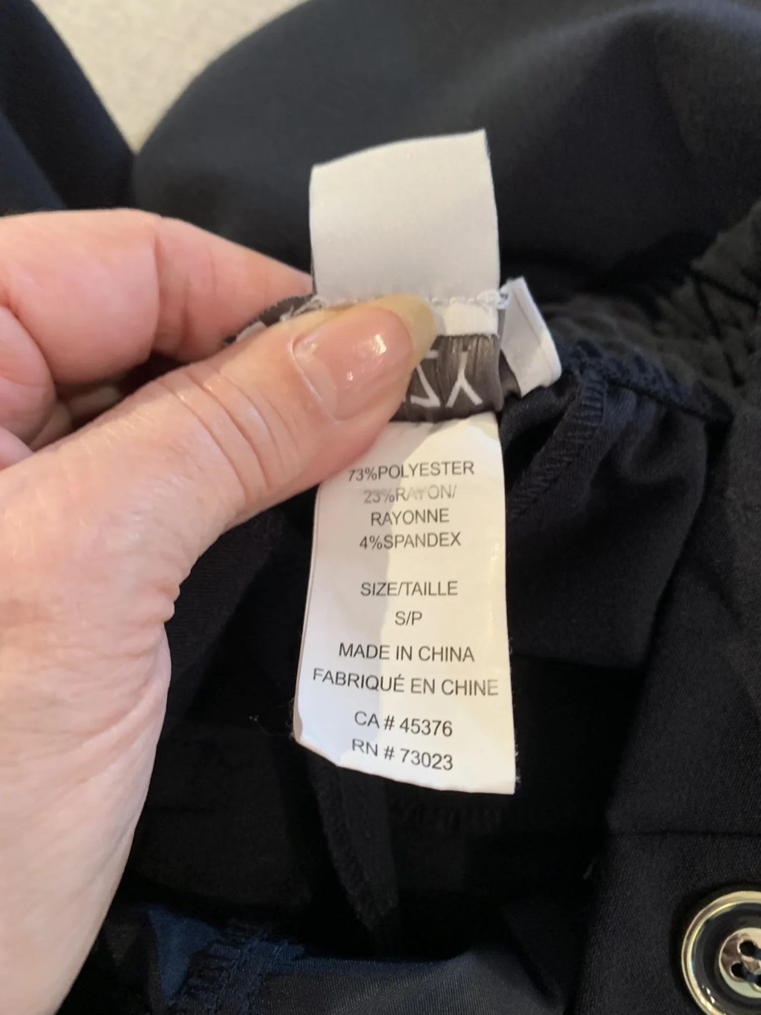 Image for Trousers with buttons