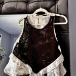 Featured thumbnail for Top bimatière crochet - Zara - xsmall