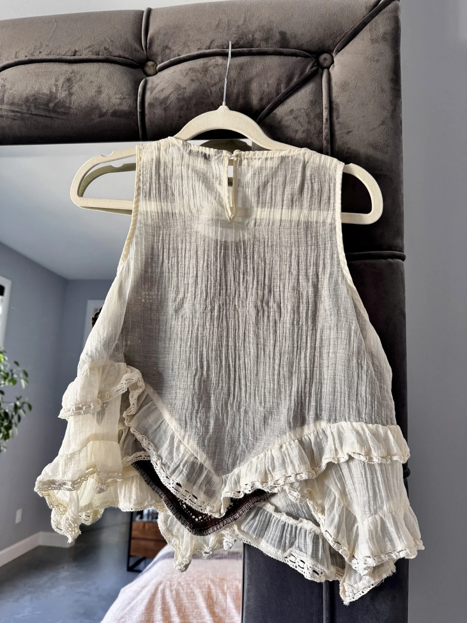 Image for Top bimatière crochet - Zara - xsmall