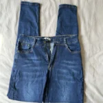 Featured thumbnail for Dark Blue High-Waisted Skinny Jeans – LINE brand – Size 9/10